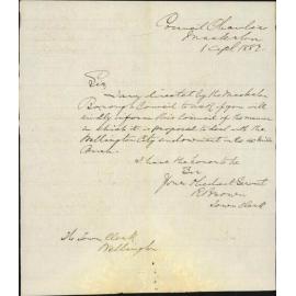 Confirmation endowment at Mangahou - Town Clerk Masterton