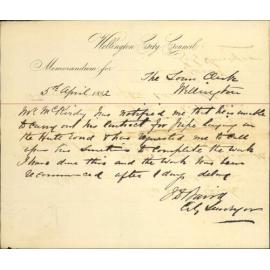 McKirdys pipe laying contract - City Surveyor