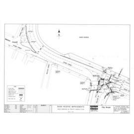 Basin Reserve Improvements, sheet index