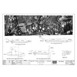 Military Track accessway upgrade, sections and details