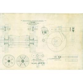 Winch for Anchor Laying Boat for Dredge "Whakarire"
