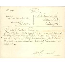 Mrs Hedge's trust - Public Trustee