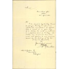 Asking for information regarding asphalting - Town Clerk Nelson
