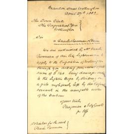 Claim in account of Charles Pressman for damage of hulk - Chapman & Fitzgerald