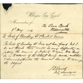 Cutting into and levels of Hankey Street - Colonial Architect