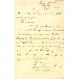 Further regarding [refund of] Deposit £10 - Thomas Stephens & Co