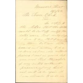 Payment of rates for the water supply - T R Spiller