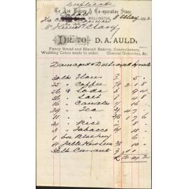 With claim for damage to Aulds property, Cuba Street - R S Waterhouse