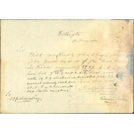 Application for balance of grant in aid of Evans Bay road - Kilbirnie Highway Board