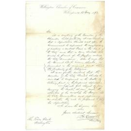 Deputation and grant, Mount Cook Central Prison - Chamber of Commerce