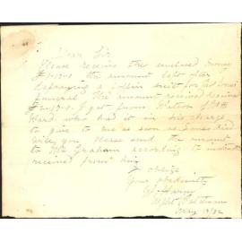 Monies left by deceased patient - Hospital