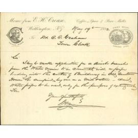 Application for fire service water pipe - G H Crease