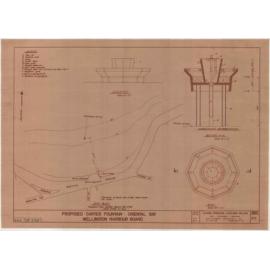 Proposed Carter Fountain Oriental Bay W.H.B. Climie, Spencer & Holmes Miller QR. 5745