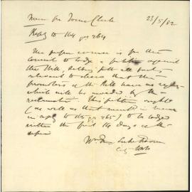 Petition to Parliament regarding Plimmer Reeves and for company bills - City Solicitor