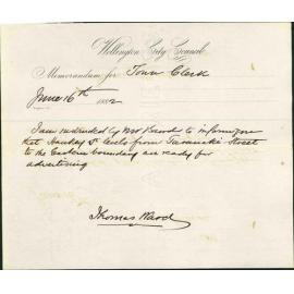 Hankey Street levels ready for advertising - City Surveyor