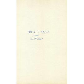 Referral document "For L.T.63/13 see L.T.227"