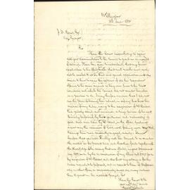 Application for increase of salary - George Wilishire
