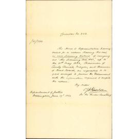 Asking for expenses in the Licensing Act - Justice Department