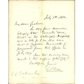 Payment of hospital charges, seaman of 'Emerald' - Colonial Secretary