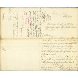 Application for extension of time, Te Aro stream contract - Trevor and Wright