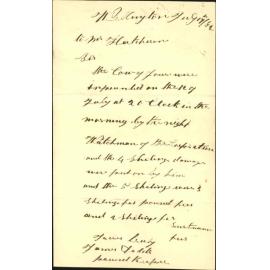 Pounding fees regarding cattle - William Hutchison
