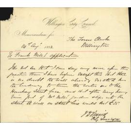Further regarding retaining wall in Hankey Street - Frank Willis