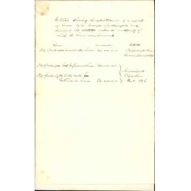 Asking for particulars of Corporation loans - Colonial Treasury