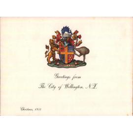 Greetings from the City of Wellington, New Zealand, Christmas 1954