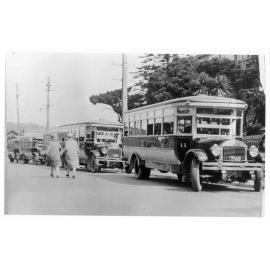 Line of Corporation Buses