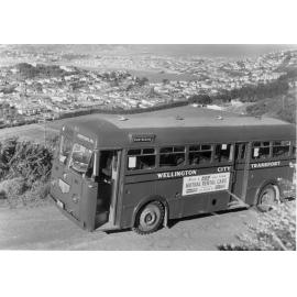 Leyland Royal Tiger - Sightseeing Bus overlooking Hataitai and Kilbirnie