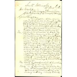 Offer of a site for new cemetery at Grathurst Farm - W Finnimore