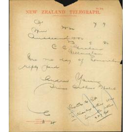 Asking as to date of Municipal election - A Young