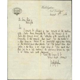 Application for extra lamp in Hobson Street - Jacob Joseph