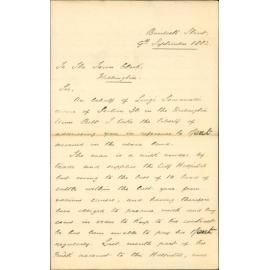 Allowance of time for payment of rent of Town Belt reserve - Luigi Scaramelli