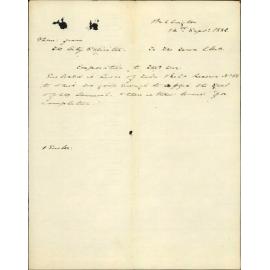Forwarding Thomas Orr's lease for Corporation seal - City Solicitor