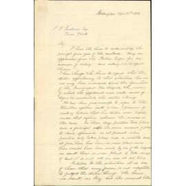 Watchman of Fire Brigade Station, application for increase of salary - W J Brown [and Superintendent Whitford]