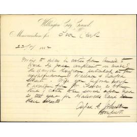 Report as to gorse on Halswells land - Inspector of Nuisances