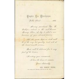 Agreeing on surety for G H Baylis, further advance of £100 - George T Young