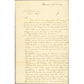 Report as to recent fire in Lambton Quay [Mr Haybittle's complaint] - Fire Brigade Superintendent