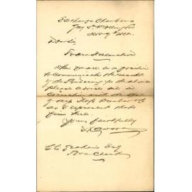 Asking as to particulars of the Te Aro Reclamation tender - J Lawson