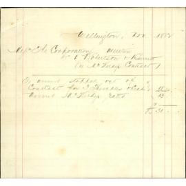 Extras deducted from McKirdys pipe laying contract - D Robertson