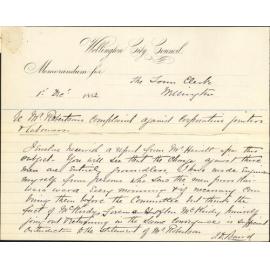 Report as to delay in the part of the Corporation labourer regarding McKirdys contract - City Surveyor