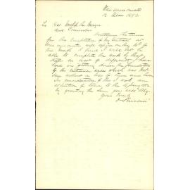 Application for extension of time on contract at Wainuiomata - D Sinclair
