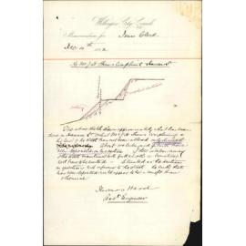J H Shaw & Hanson Street - Assistant Engineer, Thomas Ward