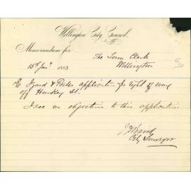 Asking for leave for formation of right of way off Hankey Street - Izard & Bell