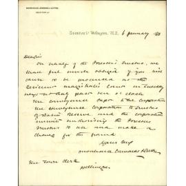 Asking for production of Basin Reserve duds - Moorhouse, Edwards & Cutten