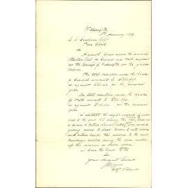 forwarding city calculation for year 1883/4 - City Valuer