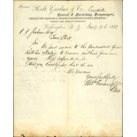 Complaint regarding night soil contractor - Robert Gardner & Co