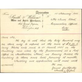 Asking for refund of water rate in Post Office - Smith and Wilson
