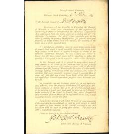 Proposed amendment to Municipal Corporations Act regarding endowments - Town Clerk Waimate